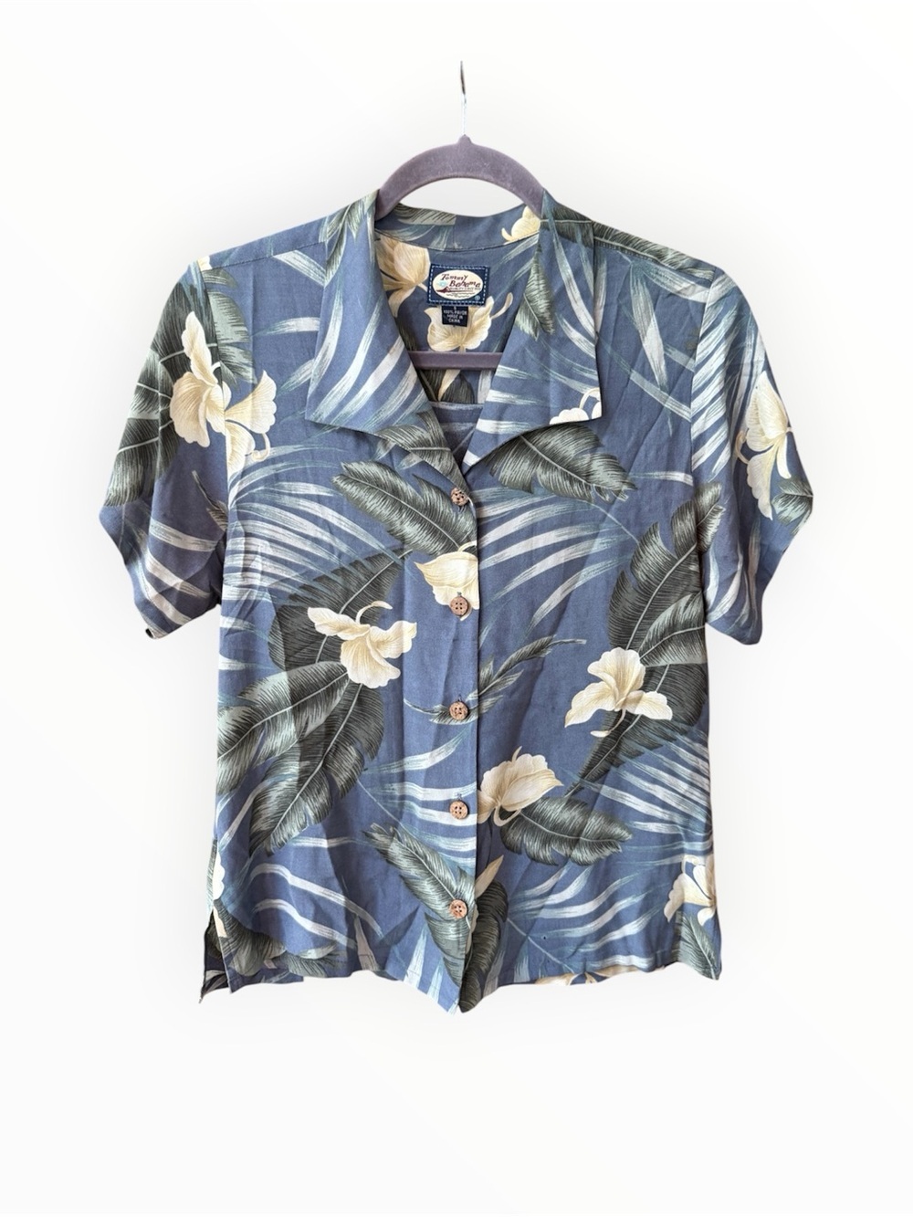Vintage 90s Y2K Tommy Bahama Hawaiian button down short sleeve top